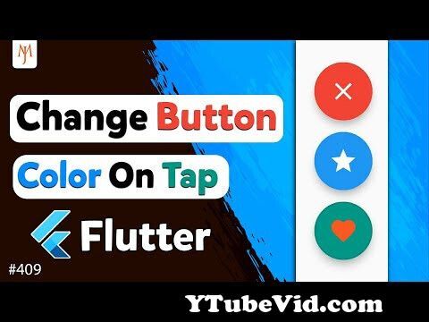 View Full Screen: flutter tutorial change elevated button color on tap.mp4