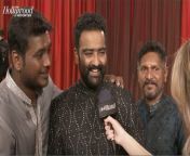Kaala Bhairava talks to the Hollywood Reporter about ‘RRR’ on the Oscars 2023 red carpet.
