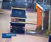 Anti-litter campaigner Danny Lucas films a truck appearing to drop litter on an estate in Wrotham.